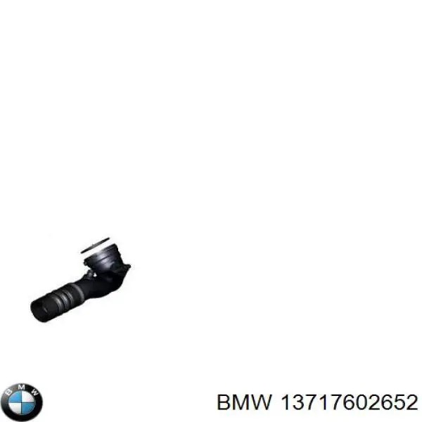 13717602652 BMW шланг/патрубок інтеркулера, правий