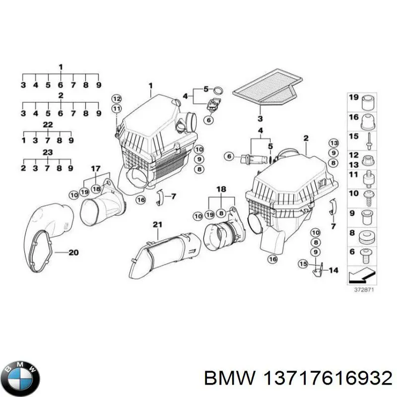 Корпус повітряного фільтра Bapmic BF0427440003 ціна, від 235.97 USD