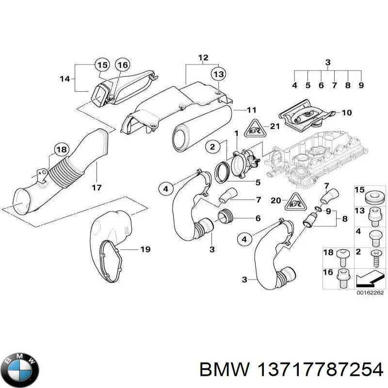 13717787254 BMW Екран двигуна