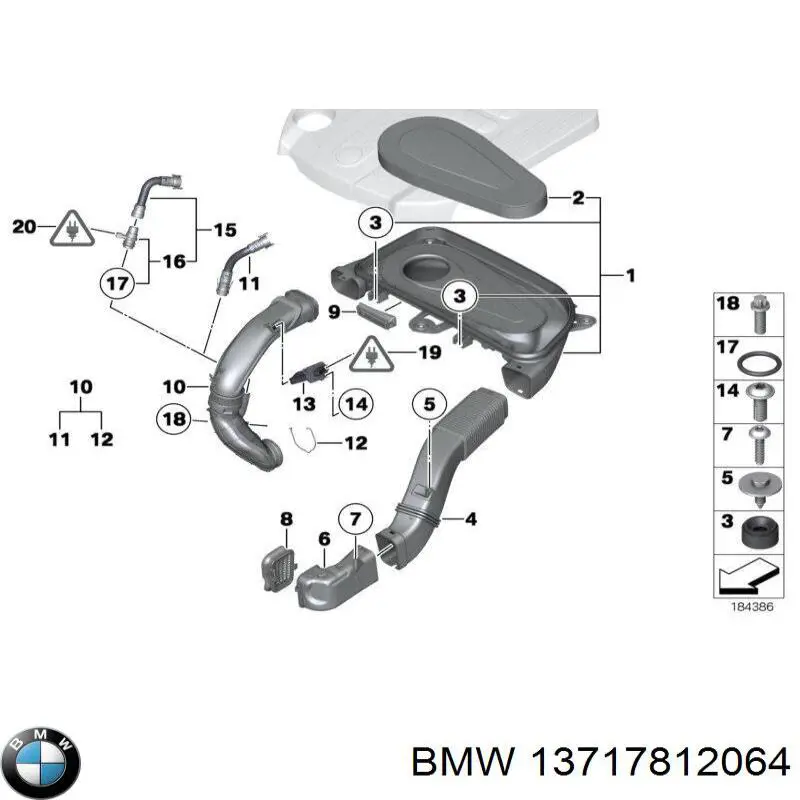 Купити 13717812064 BMW Корпус фільтра