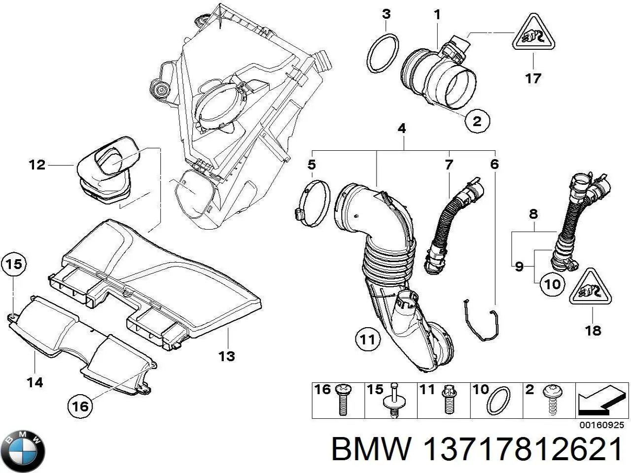  BMW 13717812621 ціна, від 115.81 USD