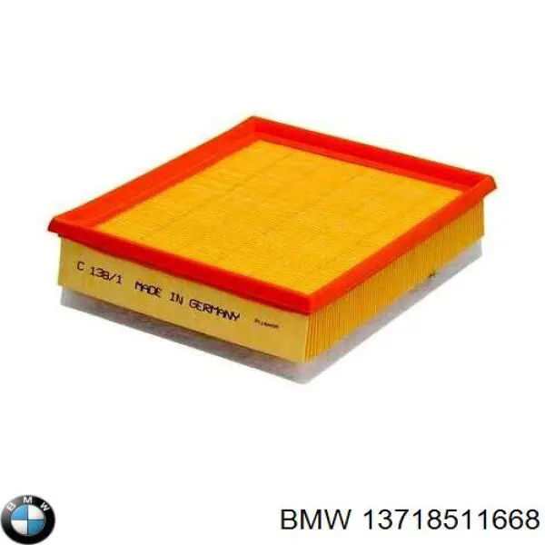 Елемент повітряного фільтра BMW 13718511668 ціна, від 25.23 USD