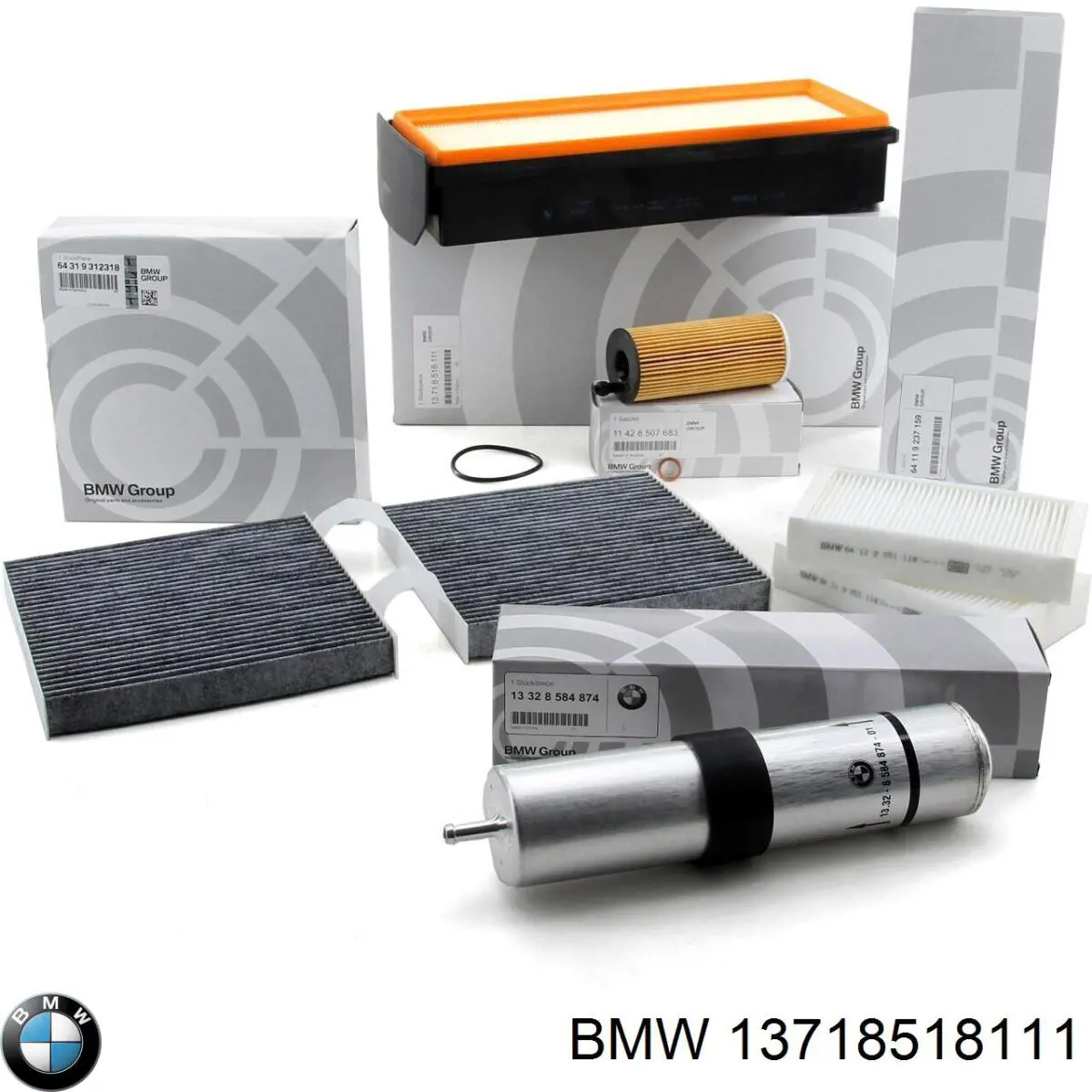 Елемент повітряного фільтра BMW 13718518111 ціна, від 44.34 USD