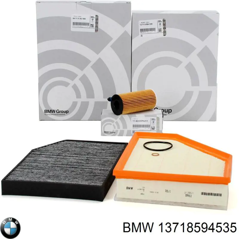 Елемент повітряного фільтра BMW 13718594535 ціна, від 35.10 USD