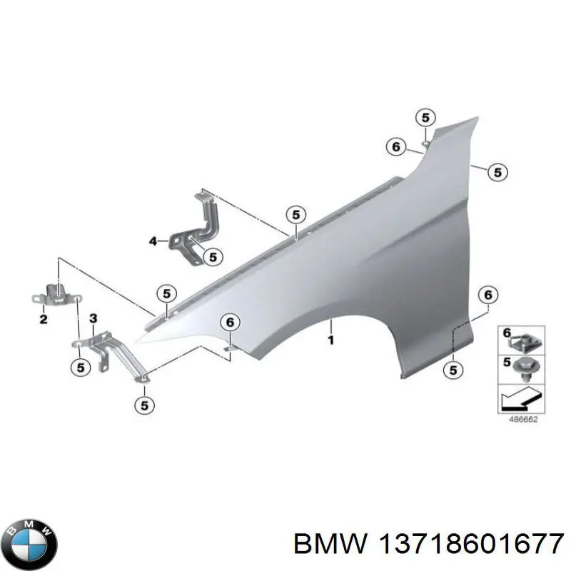  BMW 13718601677 ціна, від 119.04 USD