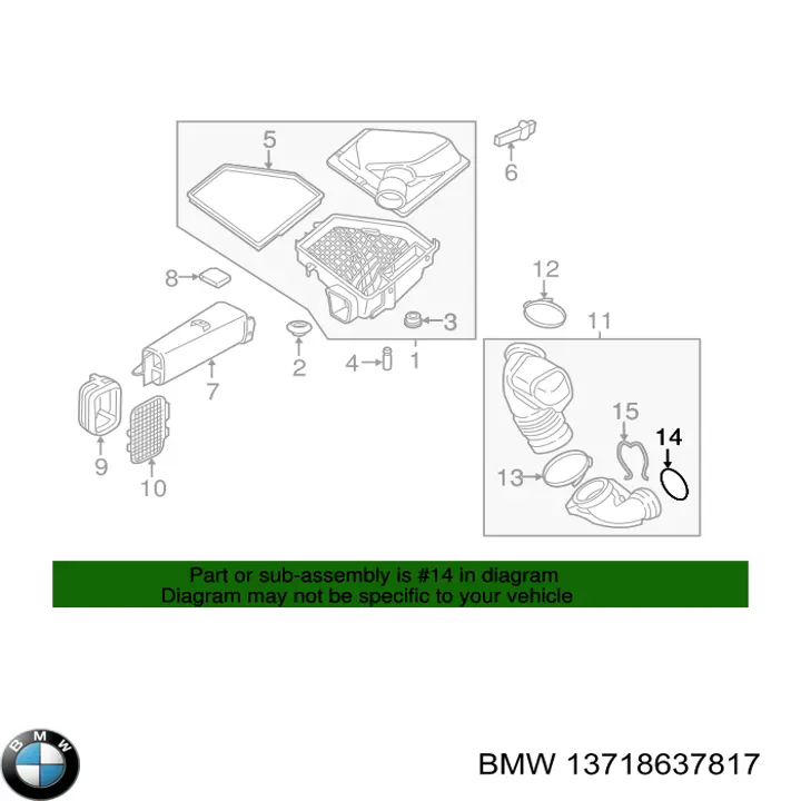 Купити 13718637817 BMW 