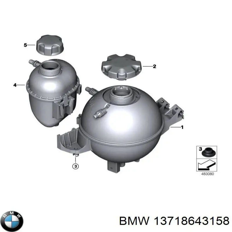  BMW 13718643158 ціна, від 4.06 USD