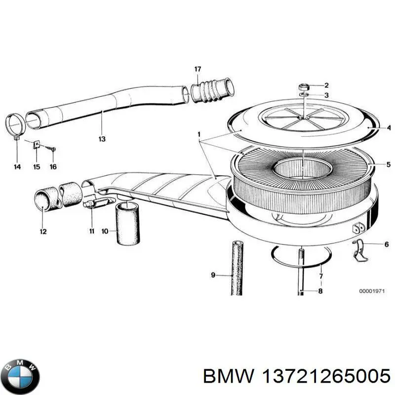 Купити 13721265005 BMW Автомобільний фільтр повітря