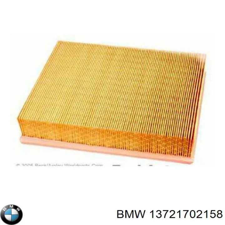Елемент повітряного фільтра BMW 13721702158 ціна, від 7.60 USD