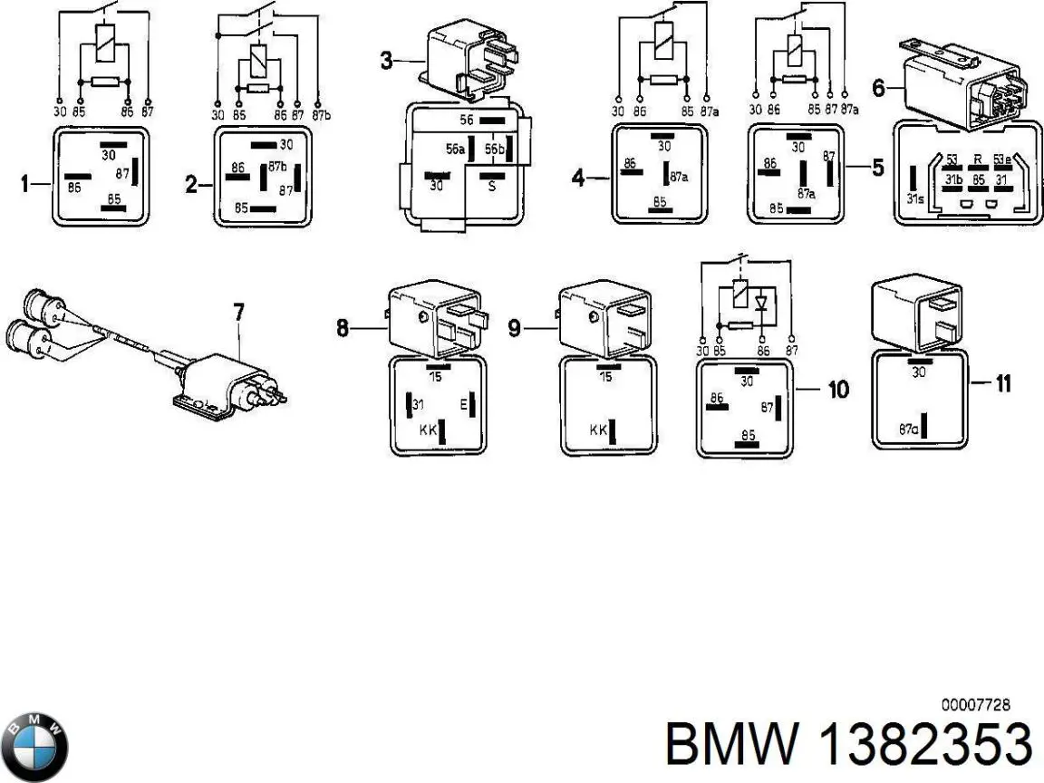  BMW 1382353 ціна, від 2.76 USD