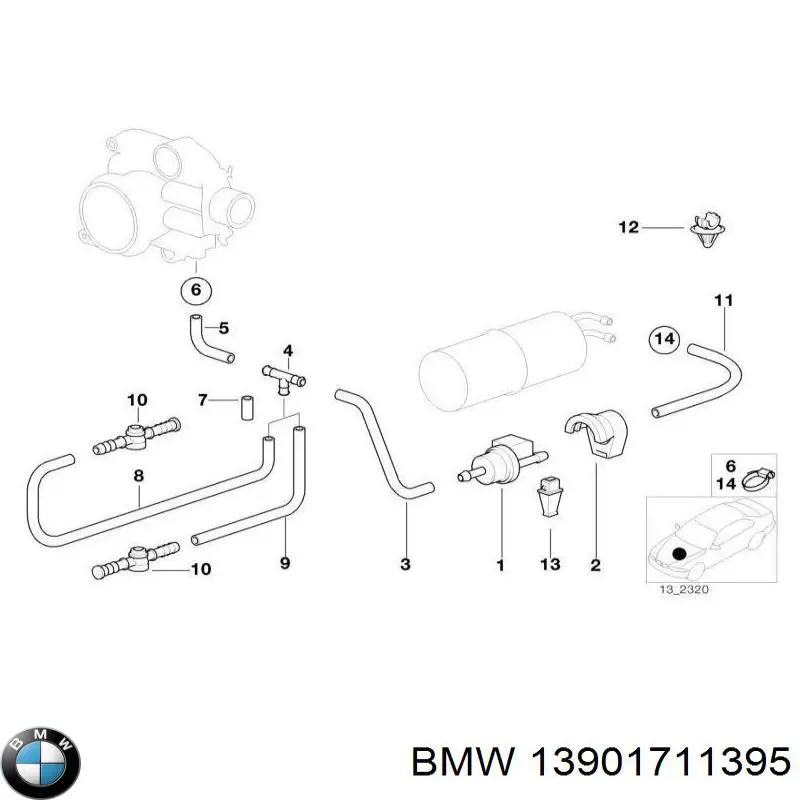 Купити 0280142150 Hyundai/Kia Клапан системи вентиляції паливного бака