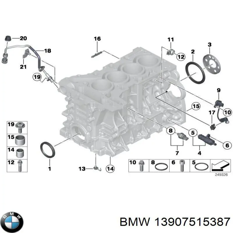  BMW 13907515387 ціна, від 15.60 USD