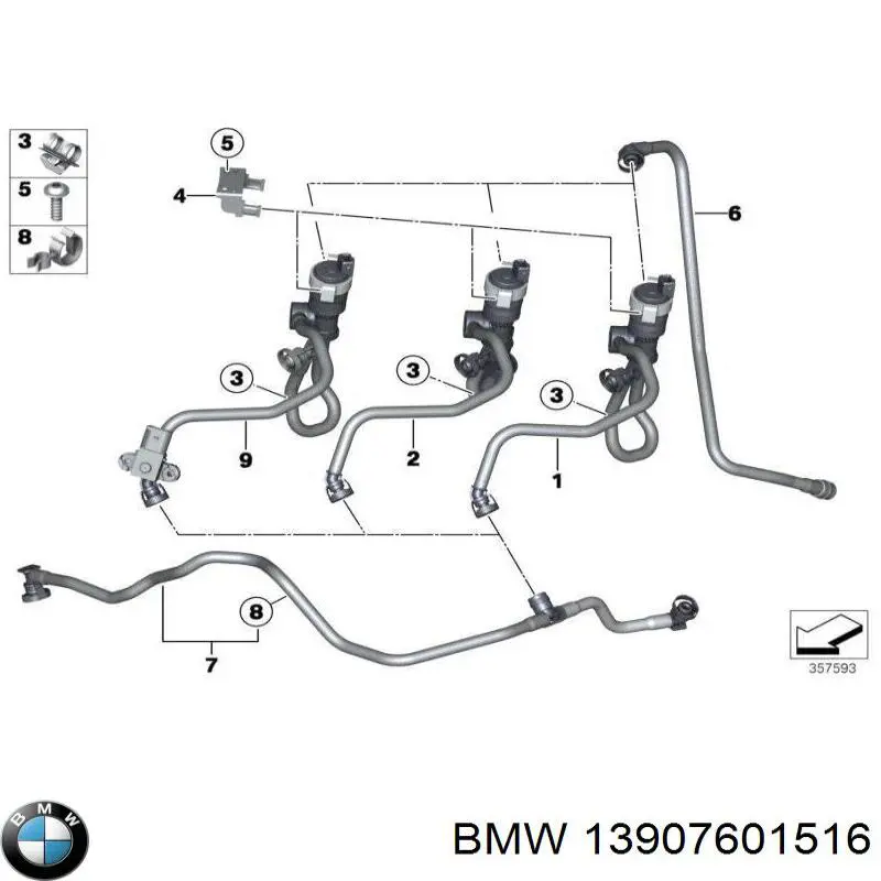  BMW 13907601516 ціна, від 33.21 USD