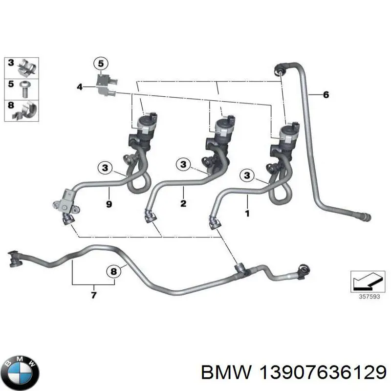  BMW 13907636129 ціна, від 19.00 USD