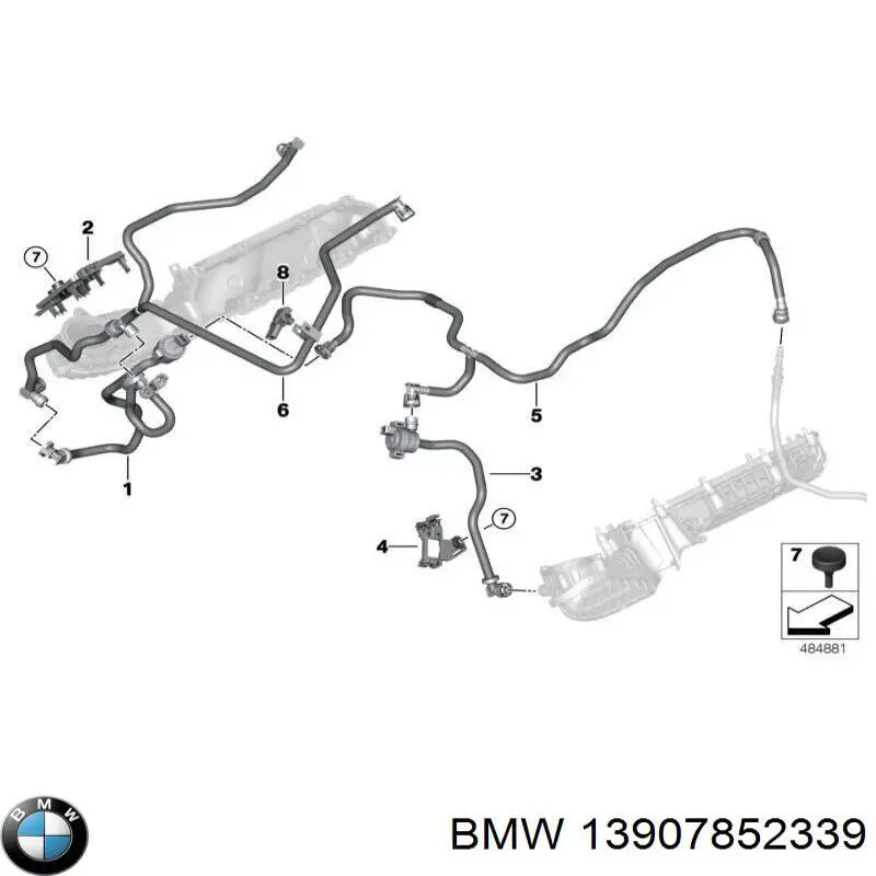  BMW 13907852339 ціна, від 116.84 USD
