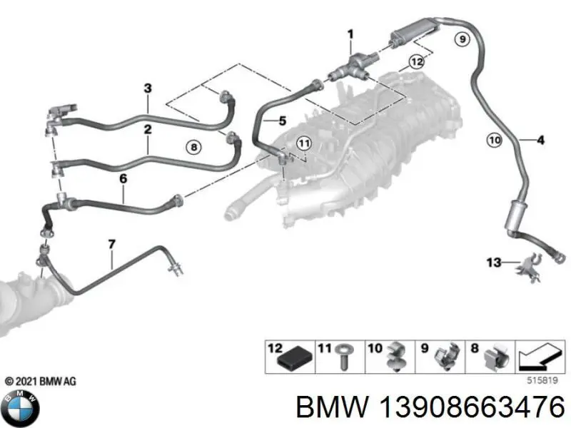 Купити 13908663476 BMW 