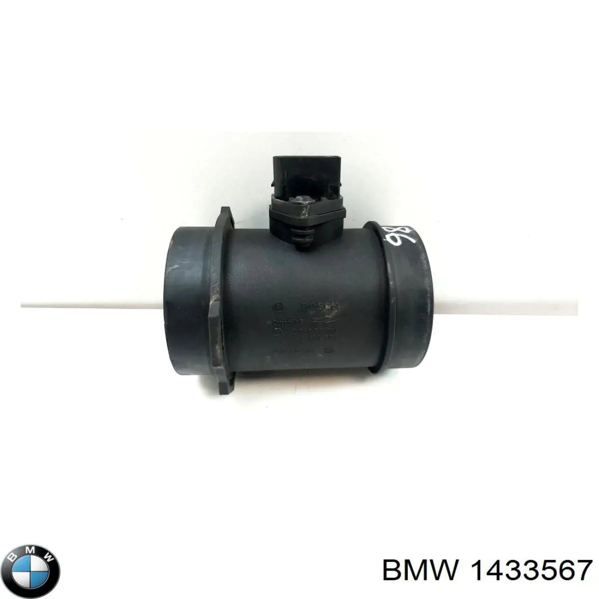 1433567 BMW датчик потоку (витрати повітря, витратомір MAF - (Mass Airflow))