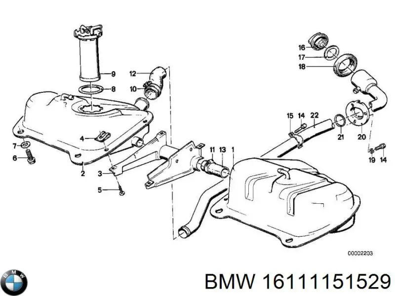  BMW 16111151529 ціна, від 1088.95 USD