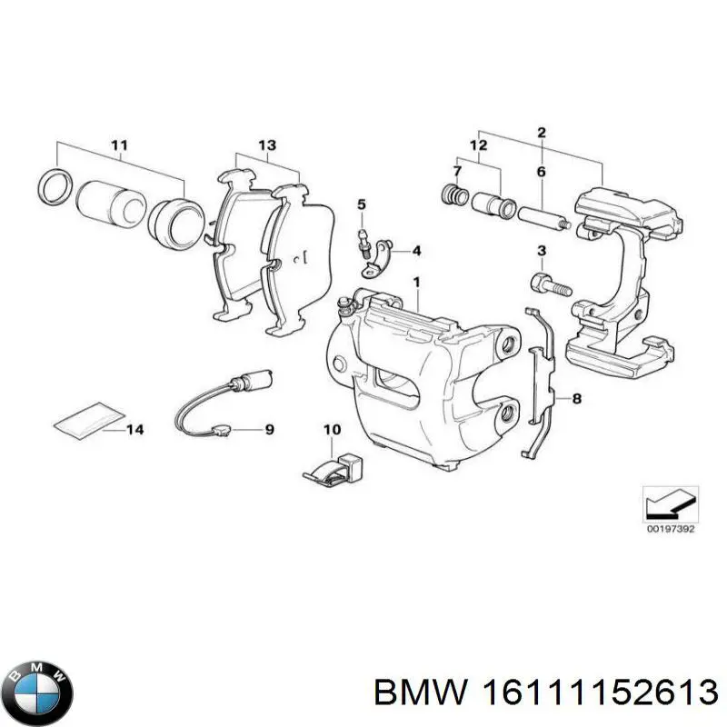 Купити 16111152613 BMW 