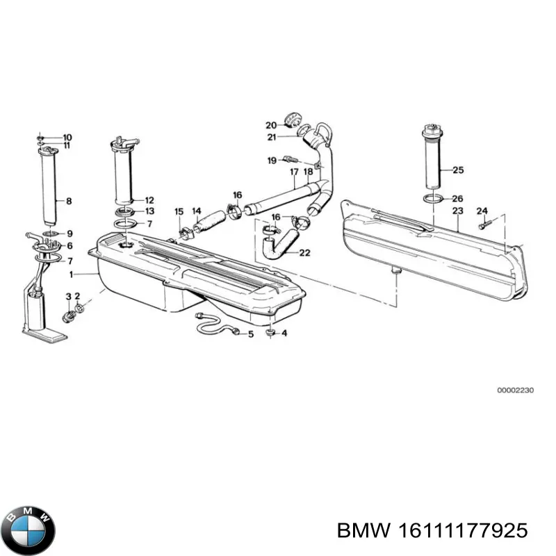 Купити 16111177925 BMW 