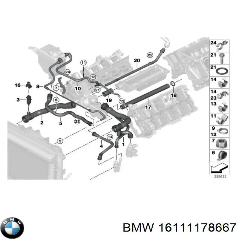  BMW 16111178667