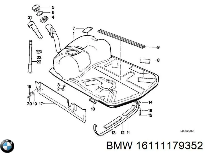 Купити 16111179352 BMW 