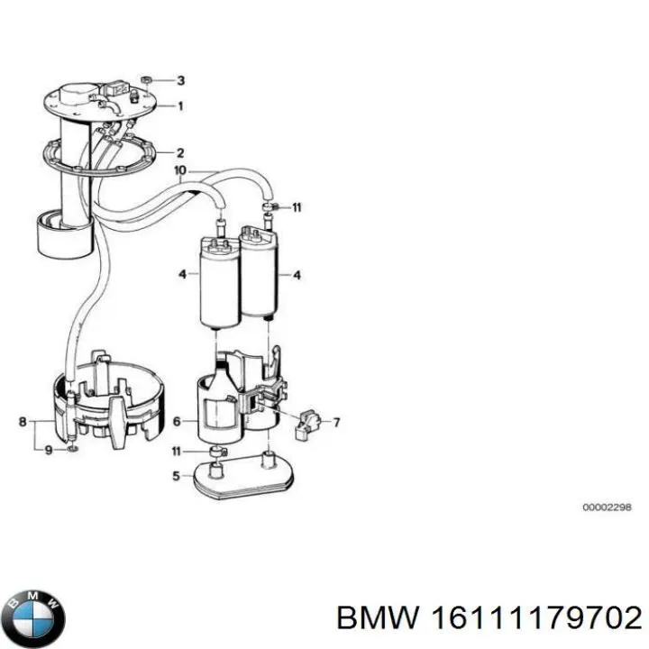 Купити 16111179702 BMW 