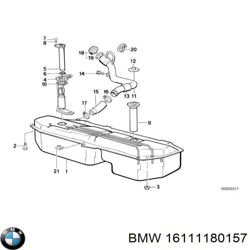  BMW 16111180157 ціна, від 12.18 USD