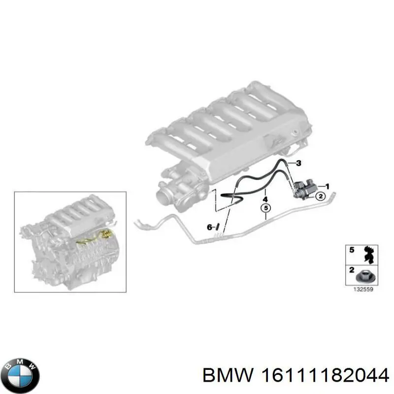 Б/бак BMW 16111182044 ціна, від 1910.04 USD