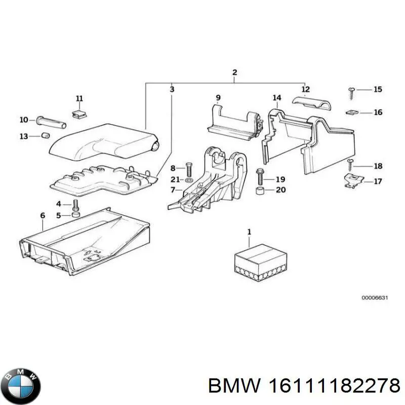  BMW 16111182278 ціна, від 43.16 USD