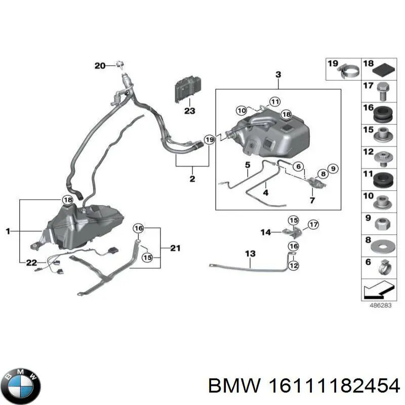  BMW 16111182454 ціна, від 1.98 USD