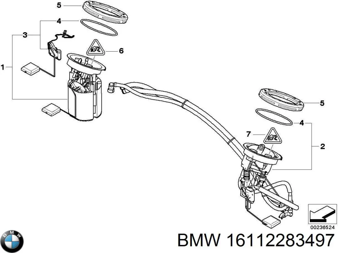 16112283497 BMW Електробензонасос