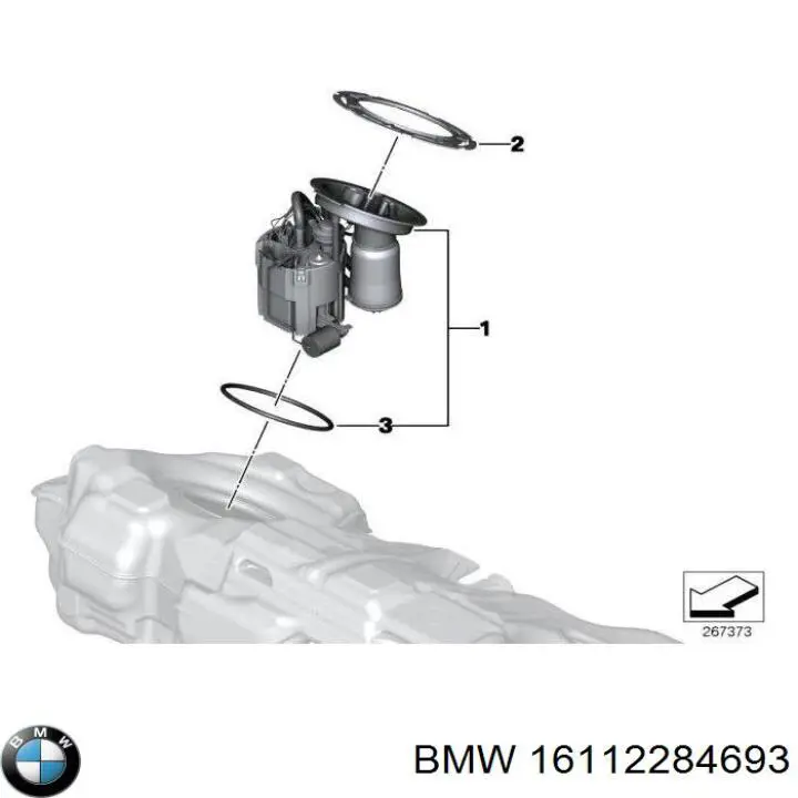 Модуль бензонасоса BMW 2284693 ціна, від 168.73 USD