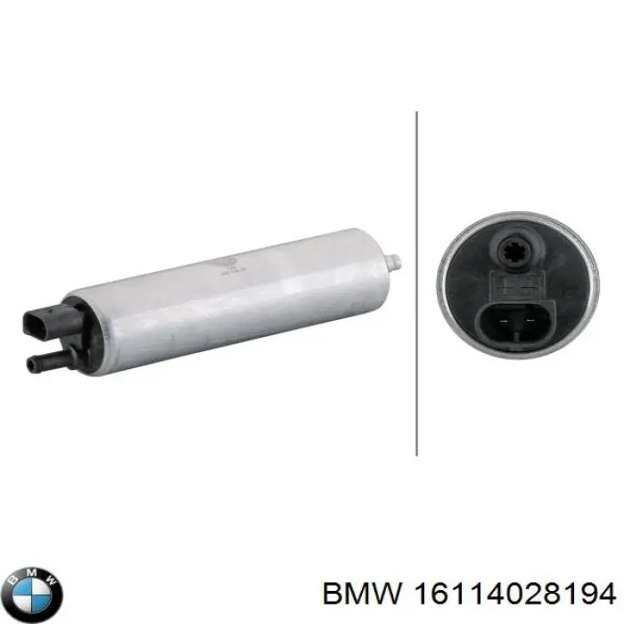Паливний насос магістральний BMW 16114028194 ціна, від 50.68 USD