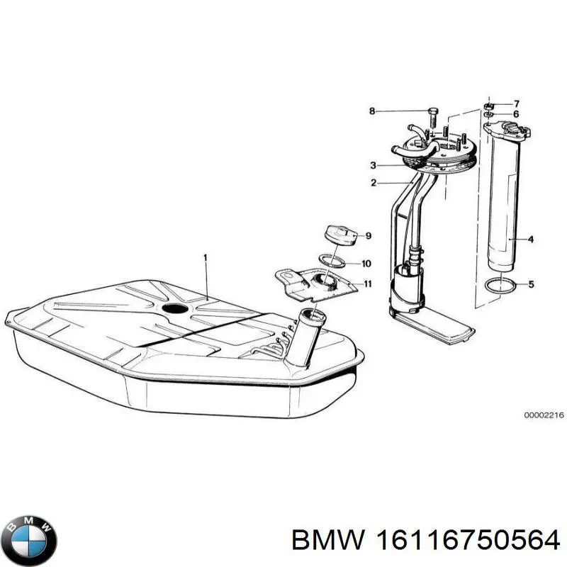 Купити Пробка бензобаку Mercedes E  W210
