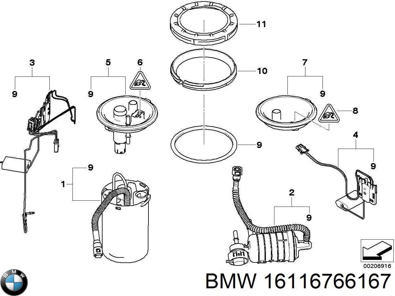  BMW 16116766167 ціна, від 27.86 USD