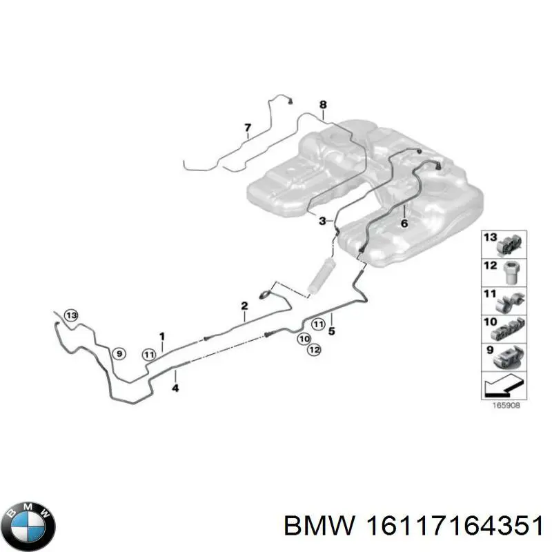 16117164351 BMW 