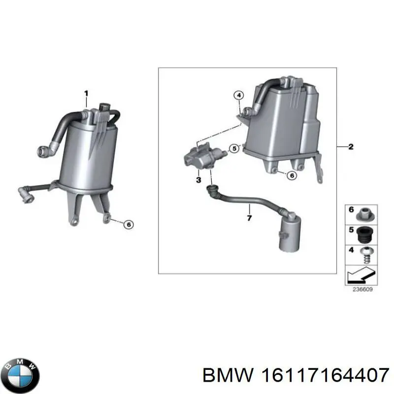 16117164407 BMW фільтр паливний