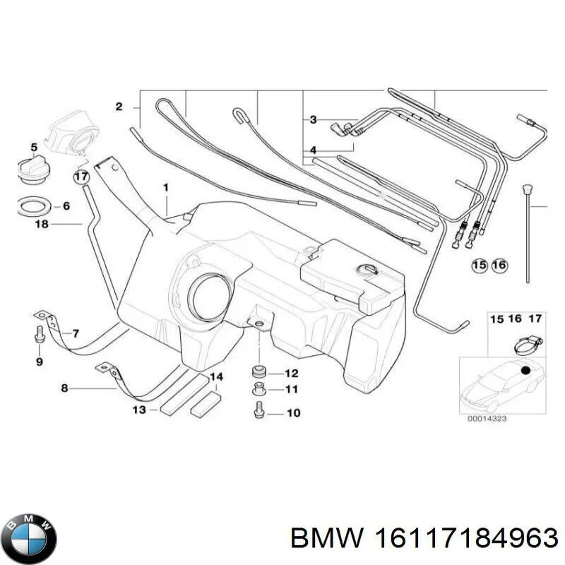  BMW 16117184963 ціна, від 6.21 USD