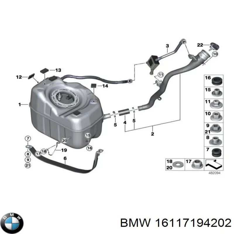 Купити 16117194202 BMW 