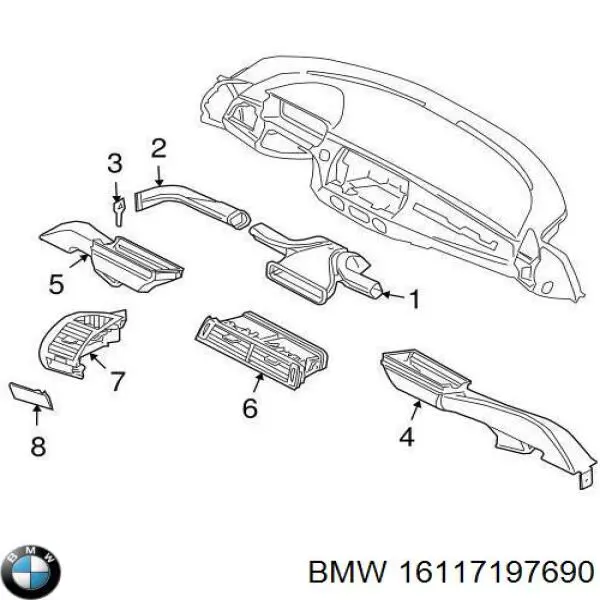 16117197690 BMW Фільтр палива