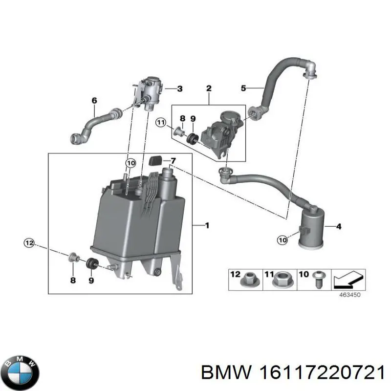 16117220721 BMW Фільтр палива