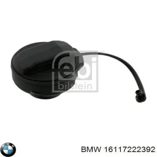Пробка бензобаку 16117222392 BMW