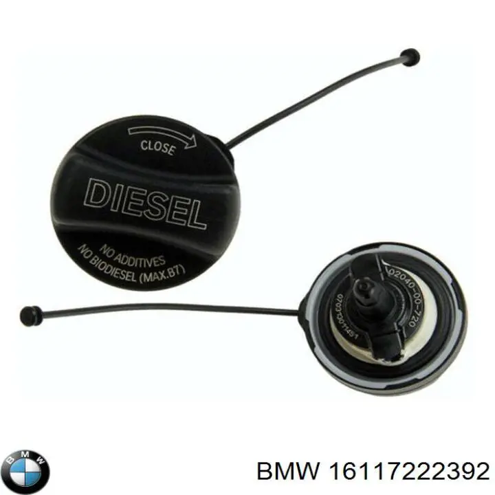 Пробка бензобаку 7222392 BMW