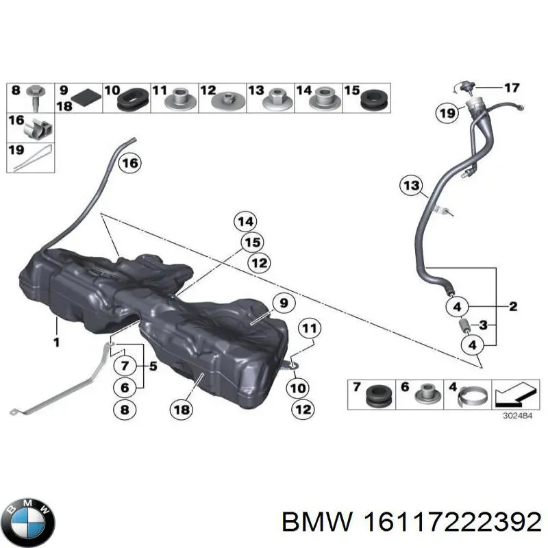 Купити 16117222392 BMW Пробка бензобака