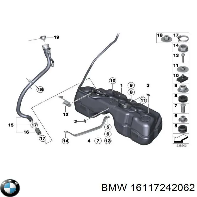  BMW 16117242062 ціна, від 6.91 USD