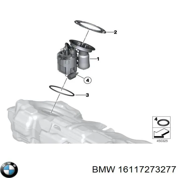 Модуль бензонасоса BMW 16117273277 ціна, від 102.08 USD