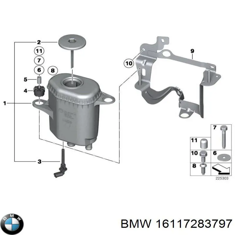 Купити 16117283798 BMW Бак паливний додатковий
