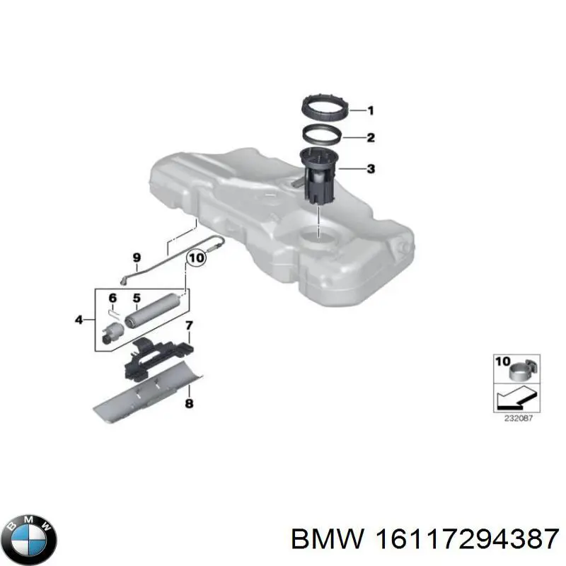 Купити 16117294387 BMW 