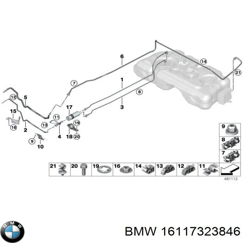 Купити 16137323846 BMW 